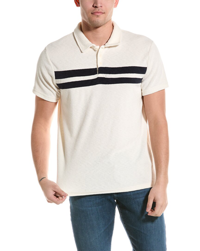 Shop Magaschoni Cabana Towel Terry Polo Shirt In White