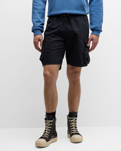 Shop John Elliott Men's Deck Cargo Shorts In Black