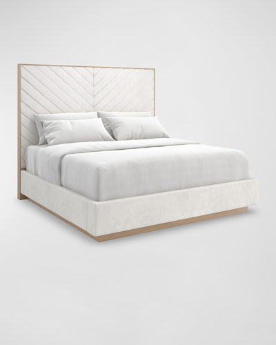 Shop Caracole Meet U In The Middle King Bed In White