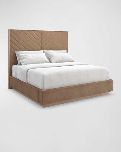 Shop Caracole Meet U In The Middle King Bed In Tan