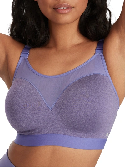 Shop Body Up Women's Medium Impact Wire-free Sports Bra In Purple
