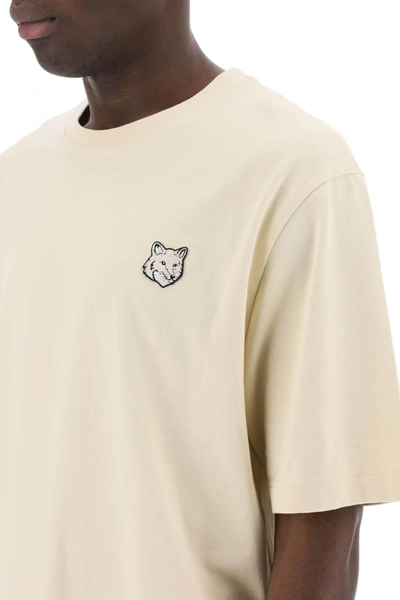 Shop Maison Kitsuné Maison Kitsune "bold Fox Head Patch T Shirt"