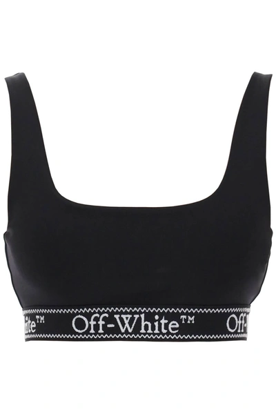 Shop Off-white Off White "sport Bra With Branded Band"