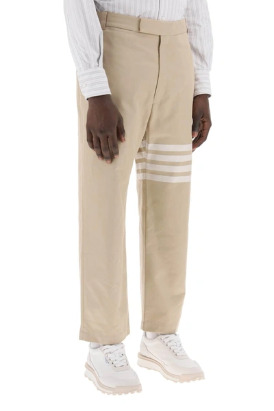 Shop Thom Browne Pants With 4 Bar