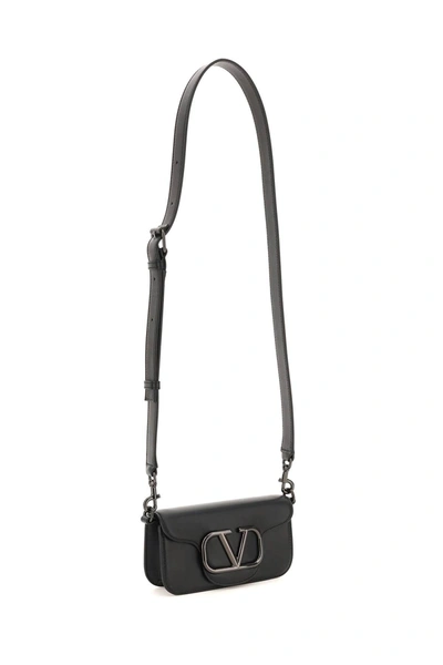 Shop Valentino Garavani Leather Locò Mini Bag