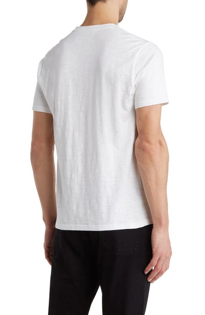Shop 14th & Union Short Sleeve Slub Crewneck T-shirt In White