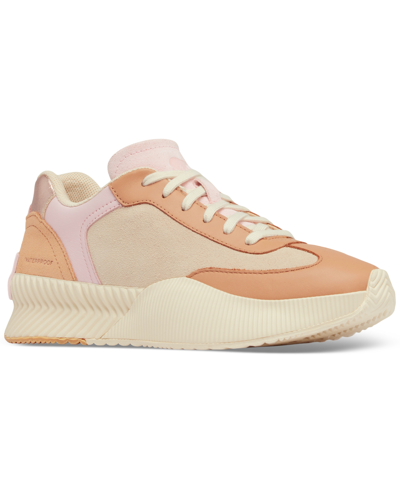 Shop Sorel Ona Blvd Classic Casual Waterproof Sneakers In Honest Beige,whitened Pink