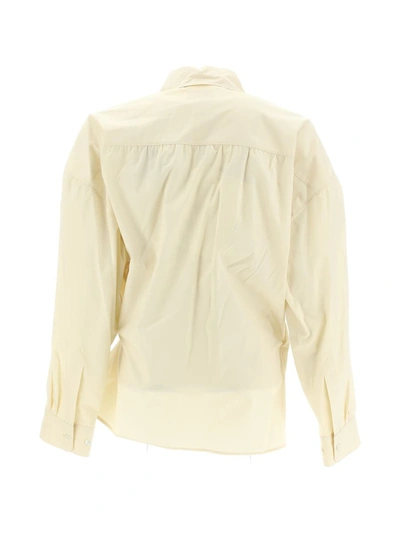 Shop Lemaire Shirts In Cream