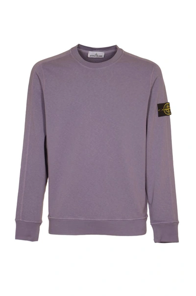 Shop Stone Island Sweaters In Lavender