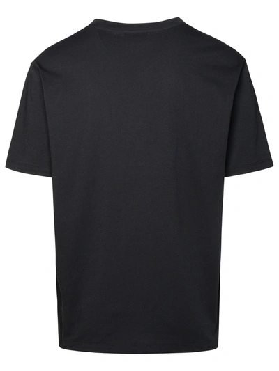 Shop Balmain Man  Black Cotton T-shirt