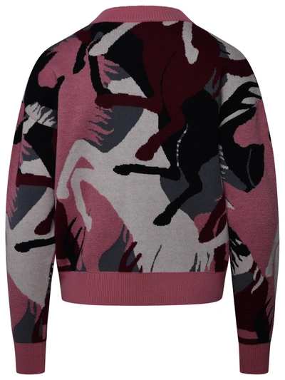Shop Ferrari Pink Wool Sweater Woman