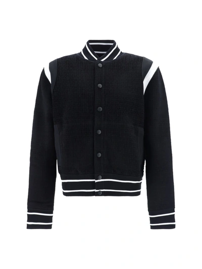 Shop Givenchy Men College Jacket In Black