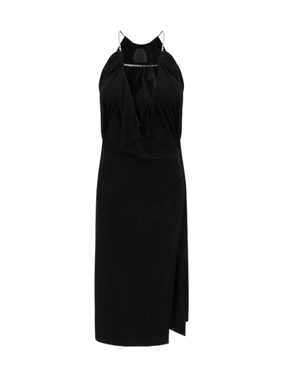 Shop Givenchy Women Midi Dress In Black