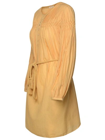 Shop Isabel Marant Étoile Isabel Marant Etoile 'adeliani' Beige Cotton Blend Dress Woman In Cream