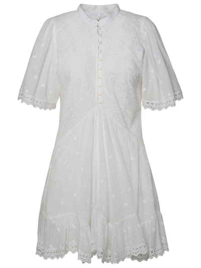 Shop Isabel Marant Étoile Isabel Marant Etoile Woman Isabel Marant Etoile 'slayae' White Cotton Dress