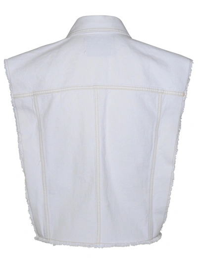 Shop Isabel Marant Étoile Isabel Marant Etoile Woman Isabel Marant Etoile 'tyra' White Organic Cotton Vest