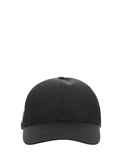 Shop Prada Women Baseball Cap In Black