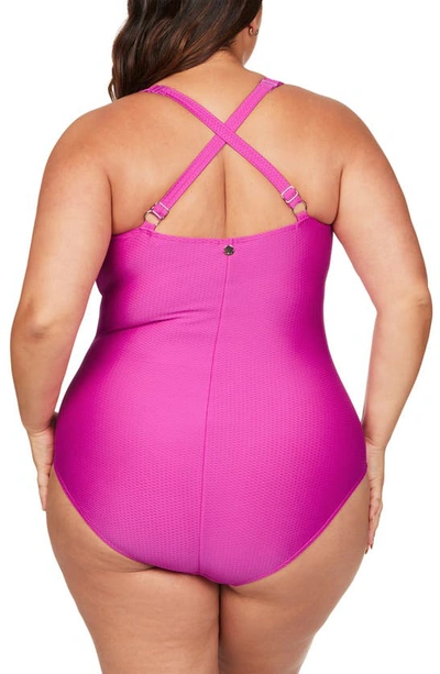 Shop Artesands Serenade Raphael E- & F-cup One-piece Swimsuit In Pink