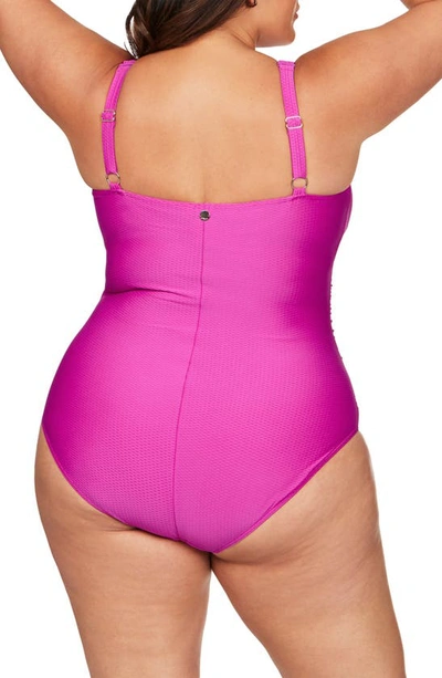 Shop Artesands Serenade Raphael E- & F-cup One-piece Swimsuit In Pink