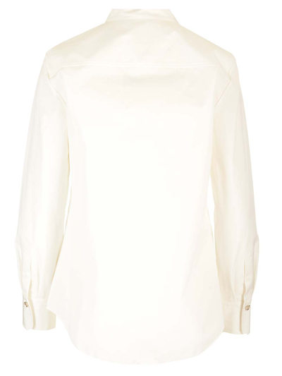 Shop Chloé Organic Cotton Poplin Shirt In White
