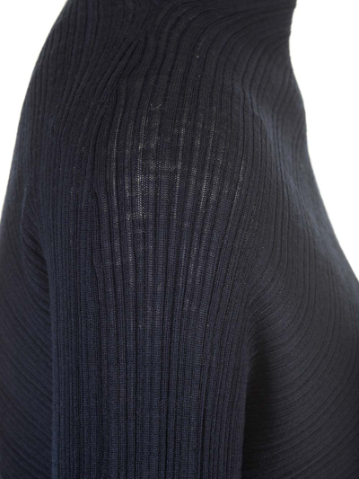 Shop Theory Ribbed Turtleneck In Blue