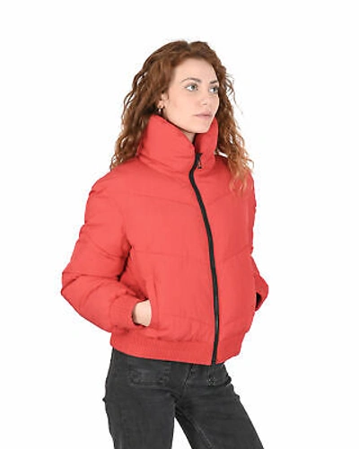 Pre-owned Hugo Boss Women's Red Polyamide Jacket In Red