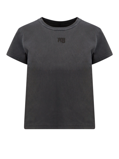 Shop Alexander Wang T-shirt In Grey