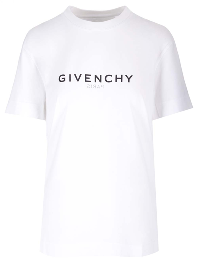 Givenchy T-shirt Archetype Con Stampa In White