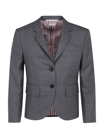 Shop Thom Browne Blazer Jacket In Grey