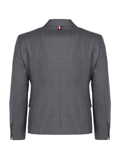 Shop Thom Browne Blazer Jacket In Grey