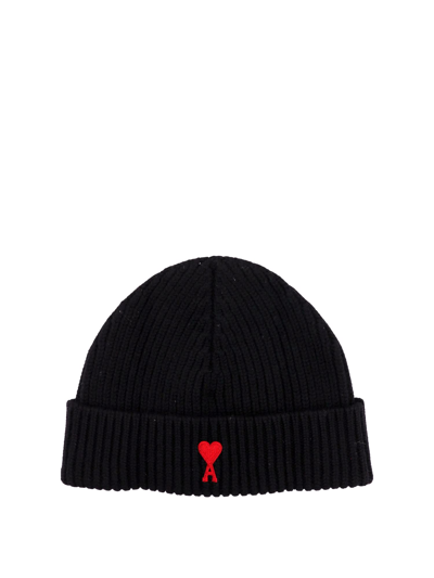 Shop Ami Alexandre Mattiussi Hat In Black/red