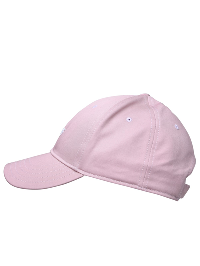 Shop Off-white Pink Cotton Hat In Nero