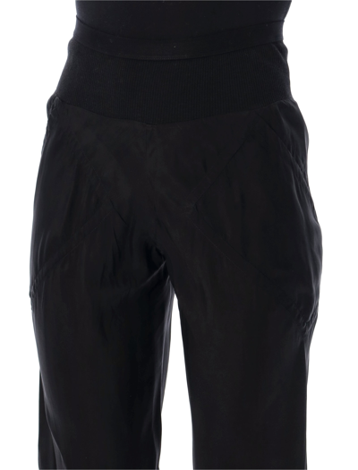 Shop Rick Owens Bias Trousers In Black
