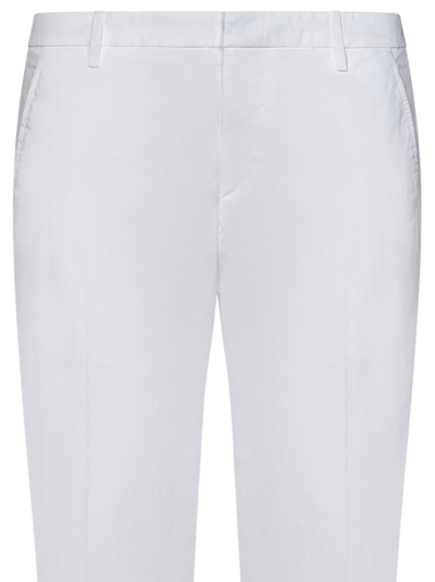 Shop Dondup Gaubert Trousers In Bianco