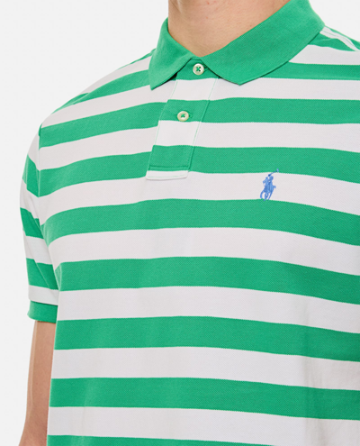 Shop Polo Ralph Lauren Cotton Polo Shirt In Verde