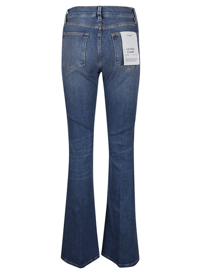 Shop Frame Le High Flare Jeans In Tldo Toledo