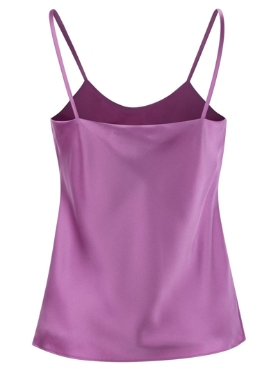 Shop Max Mara Niagara Sleeveless Top In Fucsia