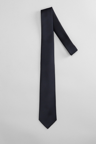 Shop Tagliatore Tie In Blue Polyester