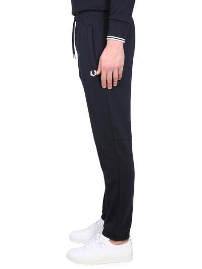 Shop Fred Perry Jogging Pants In Navy