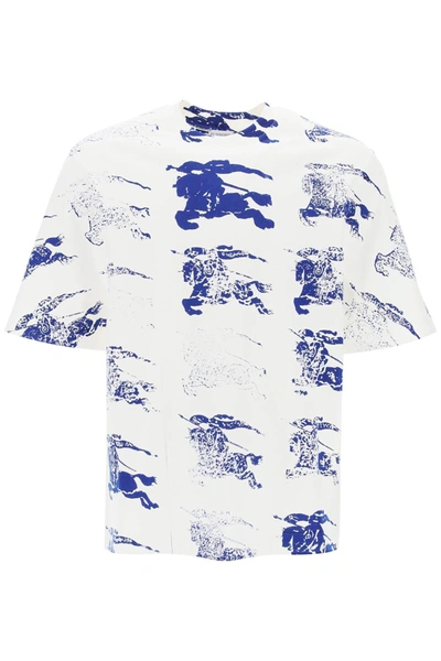 Shop Burberry "ekd Printed T Shirt