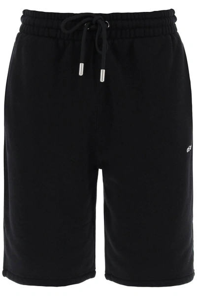 Shop Off-white Off White "sporty Bermuda Shorts With Embroidered Arrow