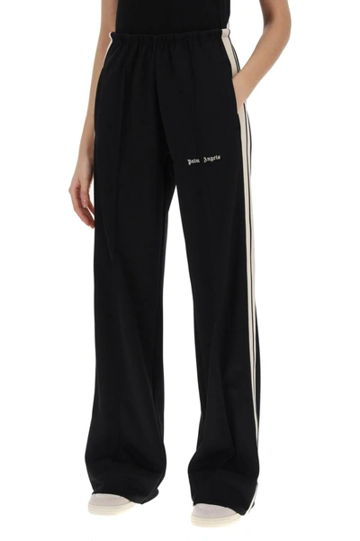 Shop Palm Angels Track Pants With Contrast Bands