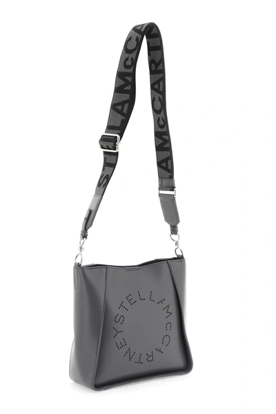 Shop Stella Mccartney Stella Mc Cartney Crossbody Bag With Perforated Stella Logo