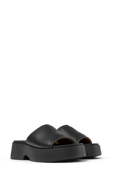 Shop Camper Tasha Slide Sandal In Black