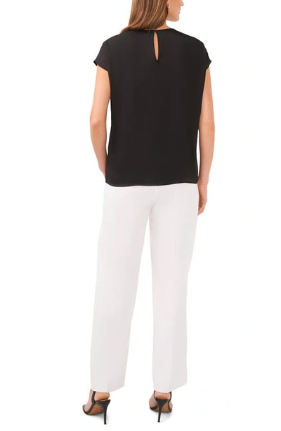Halogen Dolman Sleeve Top In Rich Black