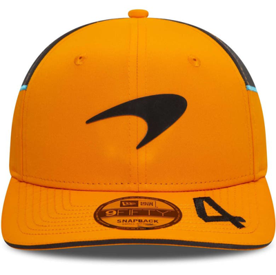 Shop New Era Lando Norris Orange Mclaren F1 Team Driver 9fifty Adjustable Hat