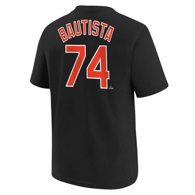 Shop Nike Youth  Felix Bautista Black Baltimore Orioles Name & Number T-shirt