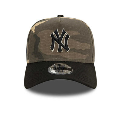 Shop New Era New York Yankees Camo Crown A-frame 9forty Adjustable Hat