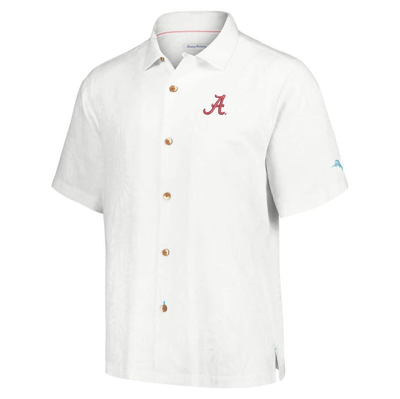 Shop Tommy Bahama White Alabama Crimson Tide Castaway Game Camp Button-up Shirt
