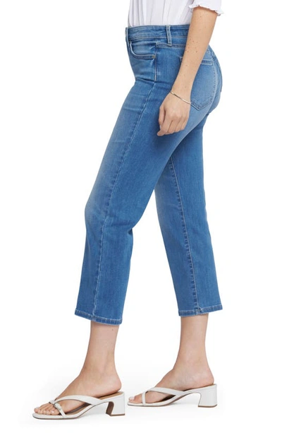 Shop Nydj Piper Cool Embrace® Relaxed Crop Straight Leg Jeans In Bluewater